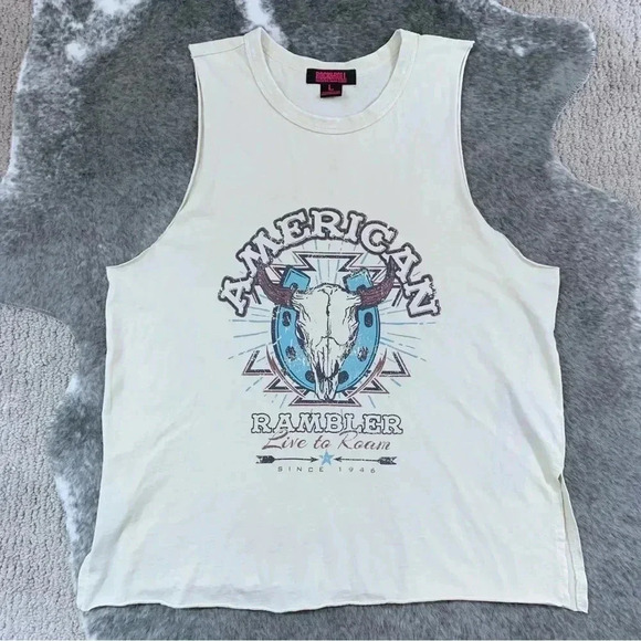NWT Rock & Roll Denim American Rambler Muscle Tank - Picture 4 of 12